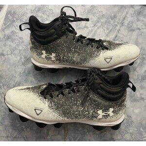 Under Armour UA Men’s High Top Football Baseball Cleats Shoes, Size Adult 13